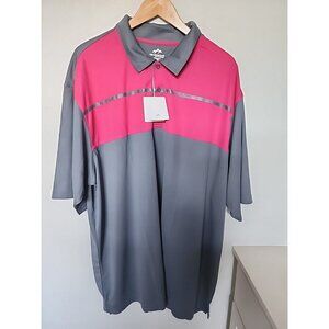 4XL Tri-Mountain Polo Men's Big And Tall NWT Performance Shirt